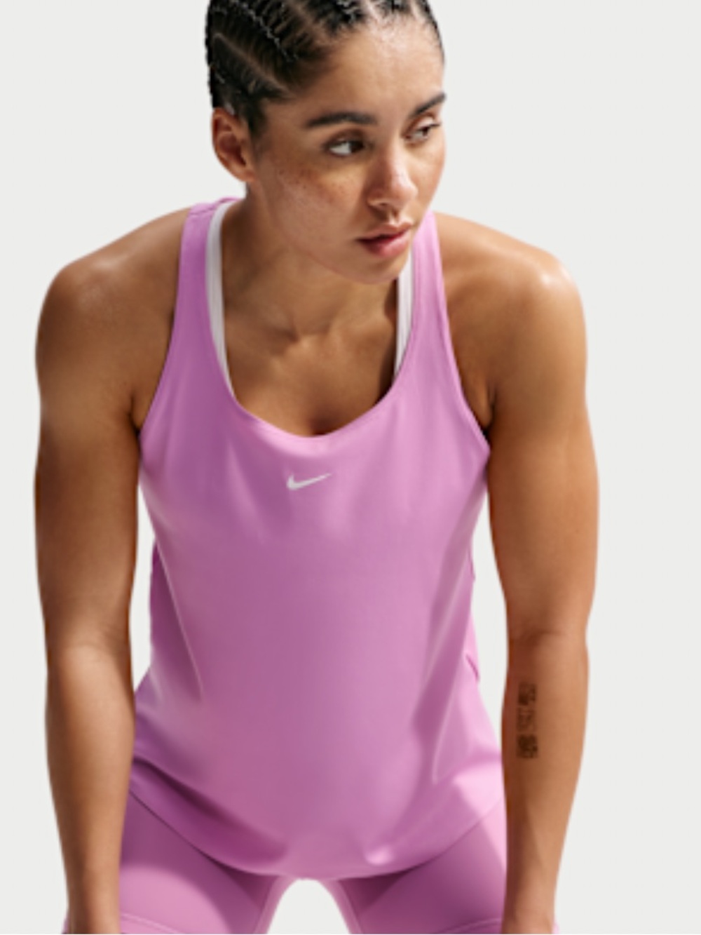 Nike pro dri fit purple racerback running tank size‎ small